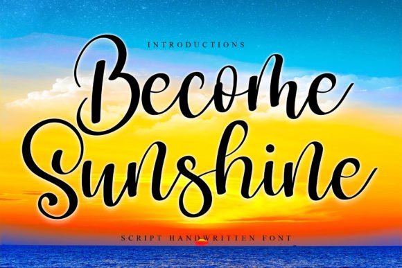 Become Sunshine Font - Featured Image