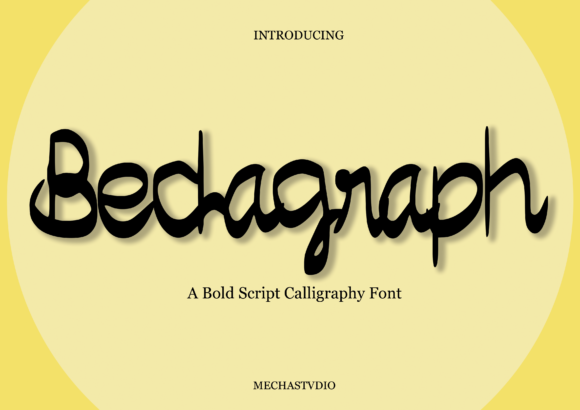 Bedagraph Font - Featured Image