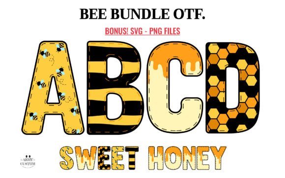 Bee Bundle Font - Featured Image