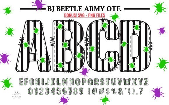 Beetle Army Font - Featured Image
