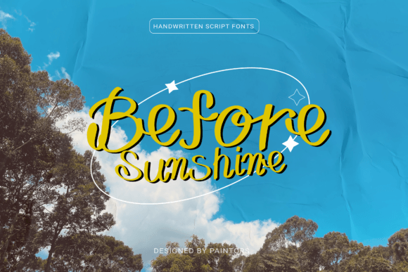 Before Sunshine Font - Featured Image