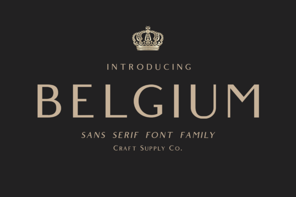 Belgium Family Font - Featured Image