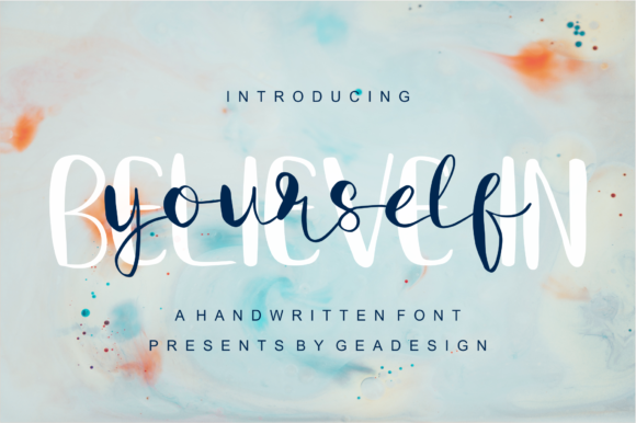 Believe in Yourself Font - Featured Image