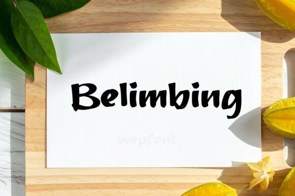 Belimbing Font - Featured Image