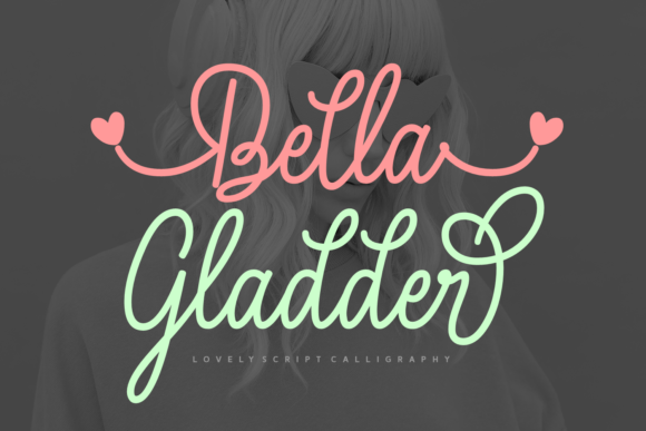 Bella Gladder Font - Featured Image