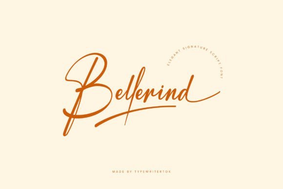 Bellerind Font - Featured Image