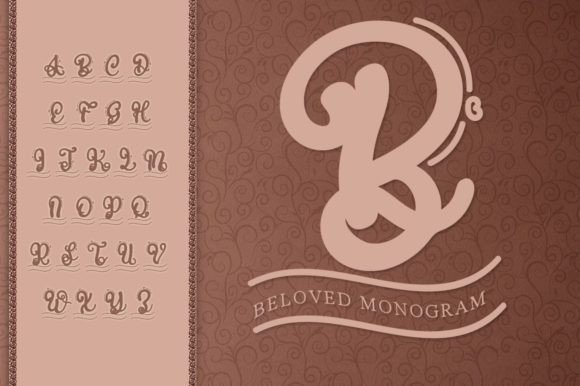 Beloved Monogram Font - Featured Image