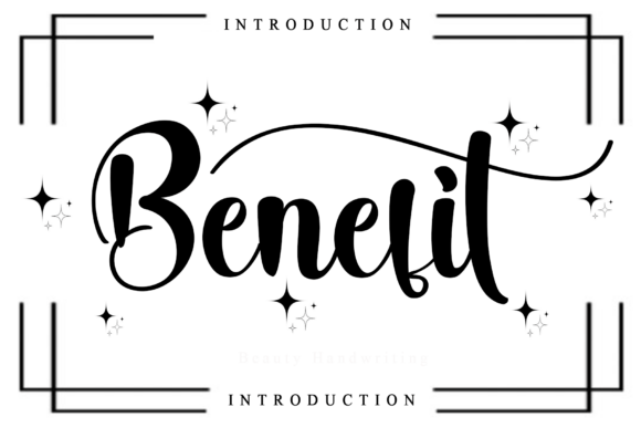Benefit Font - Featured Image