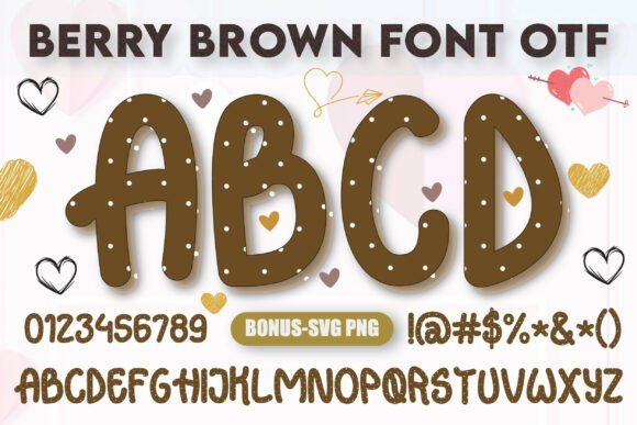 Berry Brown Font - Featured Image