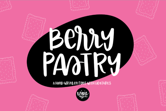 Berry Pastry Font - Featured Image