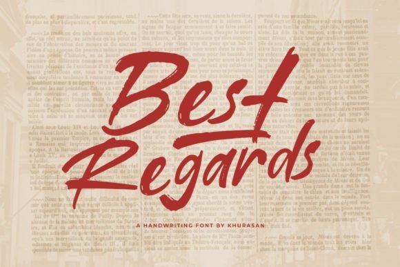 Best Regards Font - Featured Image