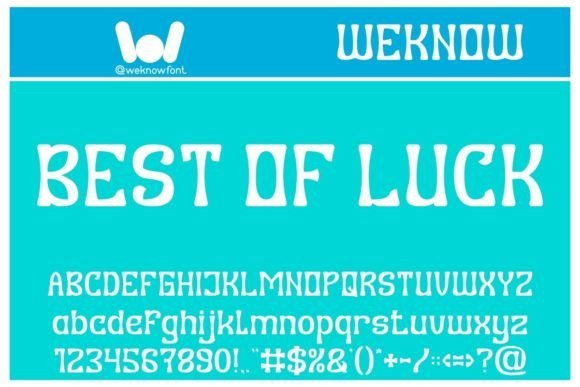 Best of Luck Font - Featured Image