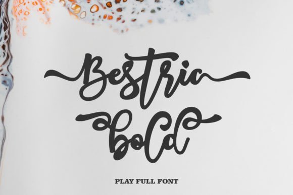 Bestric Bold Font - Featured Image