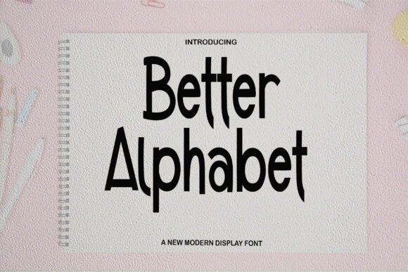 Better Alphabet Font - Featured Image