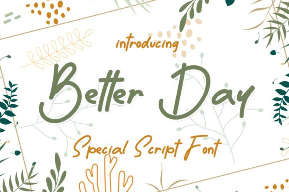Better Day Font - Featured Image