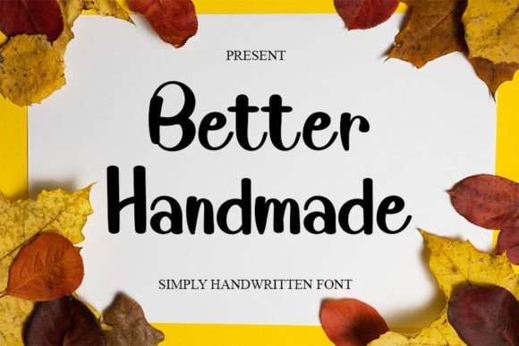 Better Handmade Font - Featured Image