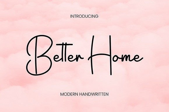 Better Home Font - Featured Image