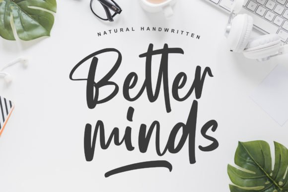 Better Minds Font - Featured Image