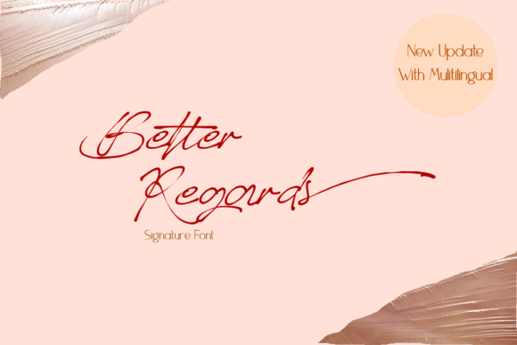 Better Regards Font - Featured Image