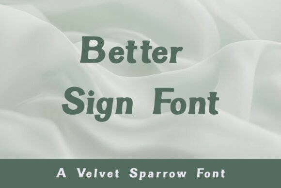 Better Sign Font - Featured Image