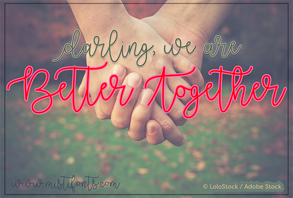 Better Together Font - Featured Image