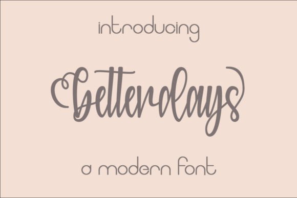 Betterdays Font - Featured Image