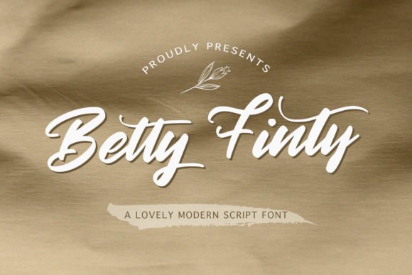 Betty Finty Font - Featured Image