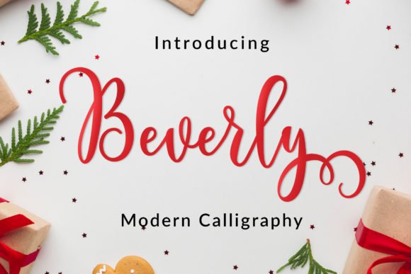 Beverly Script Font - Featured Image