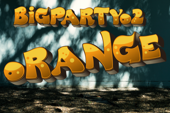 BigPartyO2 Orange Font - Featured Image