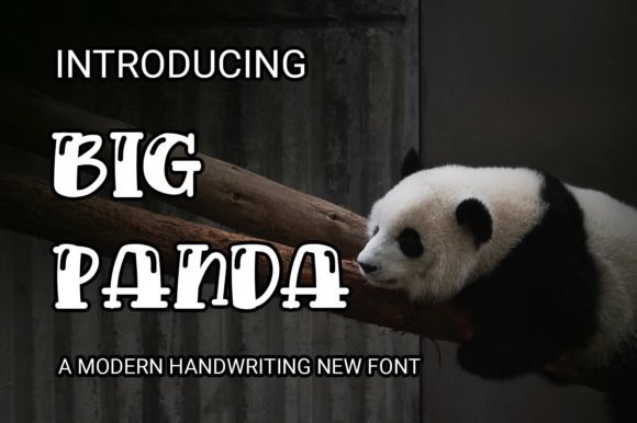 Big Panda Font - Featured Image