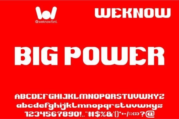 Big Power Font - Featured Image