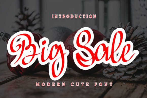 Big Sale Font - Featured Image