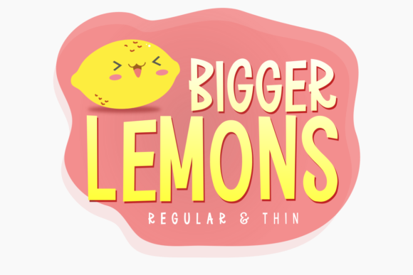 Bigger Lemons Font - Featured Image