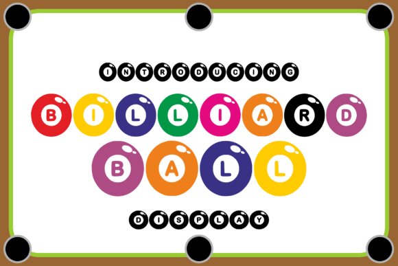 Billiard Ball Font - Featured Image