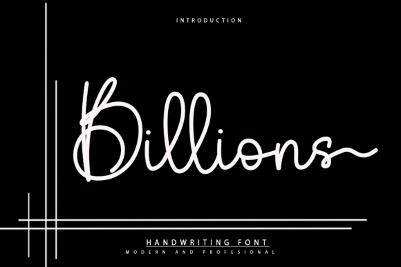 Billions Font - Featured Image