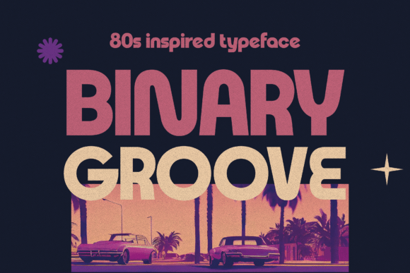 Binary Groove Font - Featured Image