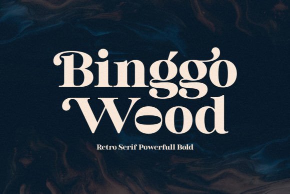 Binggo Wood Font - Featured Image