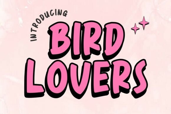 Bird Lovers Font - Featured Image