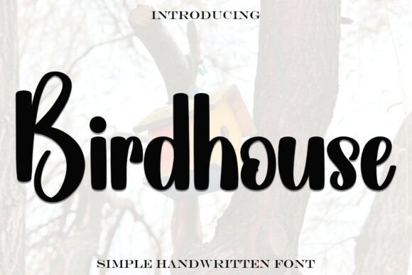 Birdhouse Font - Featured Image