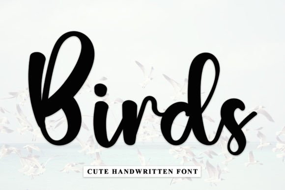 Birds Font - Featured Image