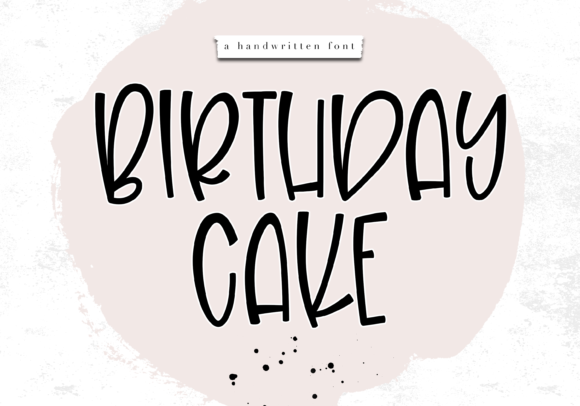 Birthday Cake Font - Featured Image