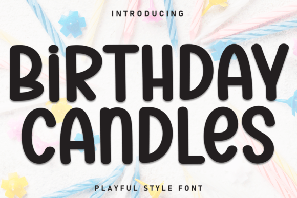 Birthday Candles Font - Featured Image