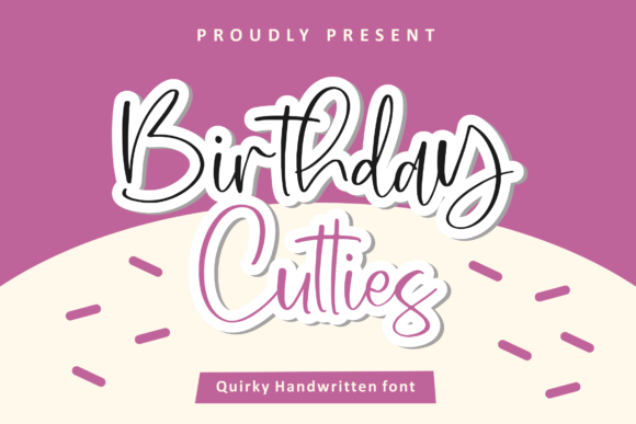 Birthday Cutties Font - Featured Image