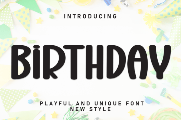 Birthday Font - Featured Image