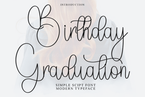Birthday Graduation Font - Featured Image