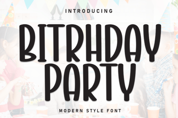 Birthday Party Font - Featured Image