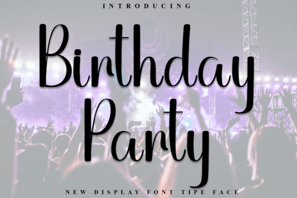 Birthday Party Font - Featured Image