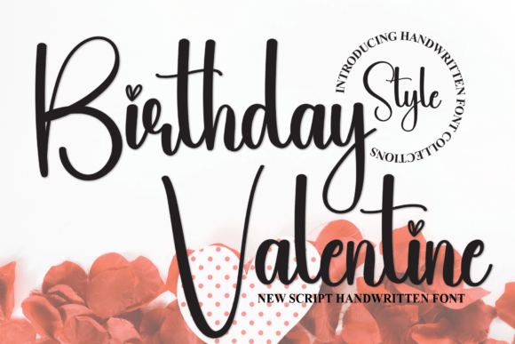 Birthday Valentine Font - Featured Image