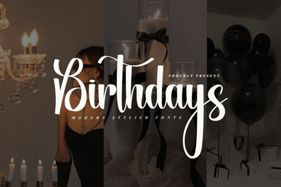Birthdays Font - Featured Image
