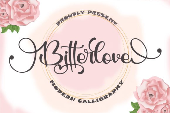 Bitterlove Font - Featured Image